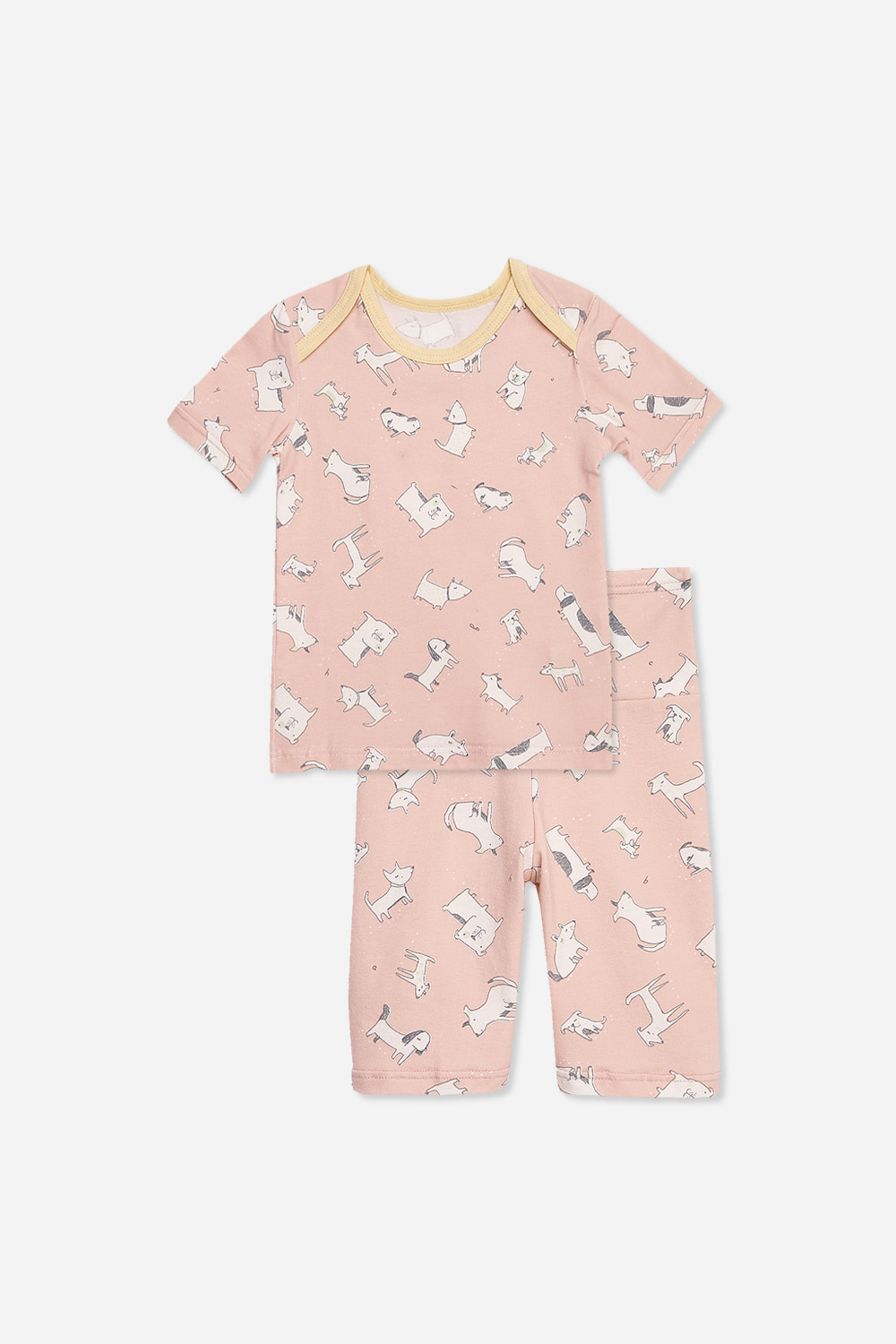 핑크댕댕이 베이비-5부잠옷, 홈웨어, 아동내복, 아동속옷,성인잠옷,고후나비